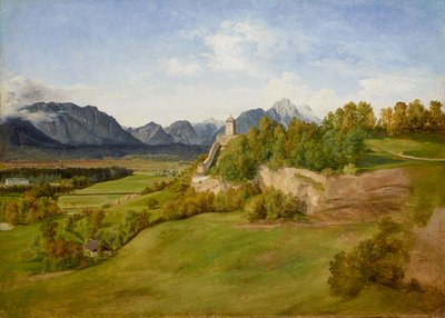 Mönchsberg v Salcburku s Josefsturmem od Friedrich Loos