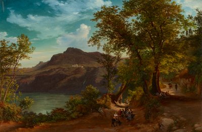 Monte Cavo u Albana od Friedrich Loos