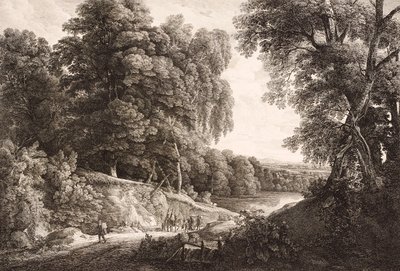 lesní krajina od Friedrich Loos