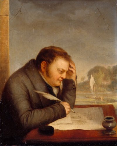 Portrét Karla Friedricha von Rumohra 1785-1843, 1823-1827. od Friedrich Nerly