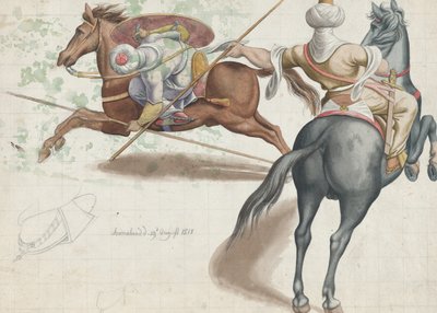 Bojovní jezdci, 1818. od Friedrich Olivier