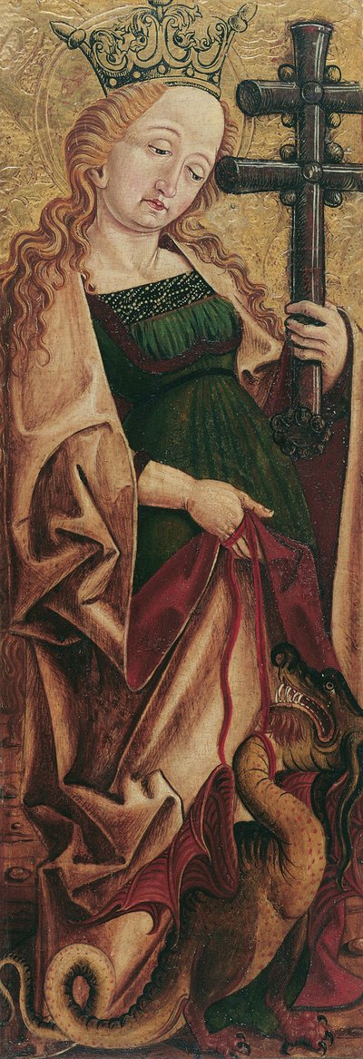 Svatá Markéta (uvnitř) a St. Panthaleon (venku) od Friedrich Pacher (Umkreis)
