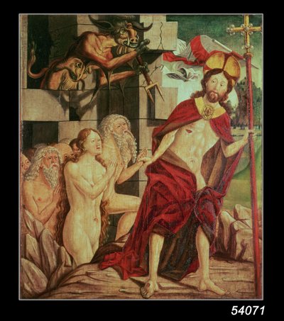 Kristus v pekle od Friedrich Pacher