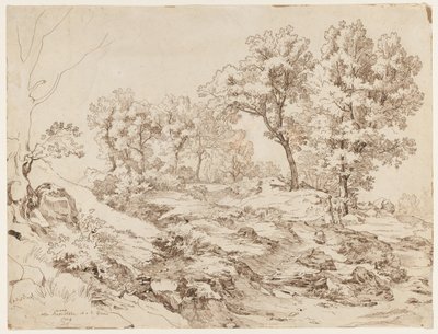 La Serpentara poblíž Olevano, 1829. od Friedrich Preller