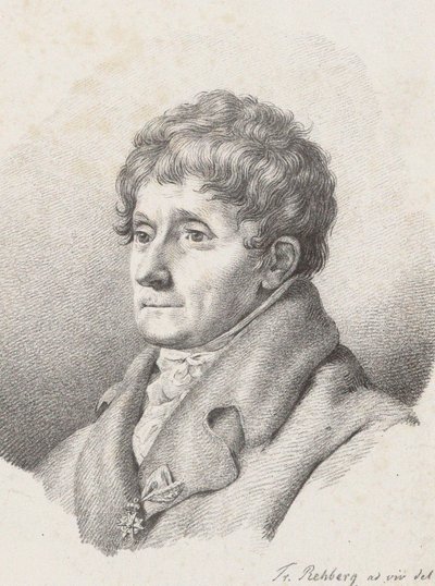 Portrét skladatele Antonia Salieriho 1750-1825, 1821. od Friedrich Rehberg