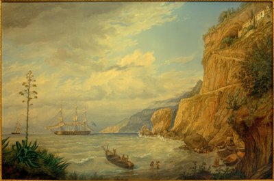 F.Thöming, Kapuzinerkloster bei Amalfi od Friedrich Thöming