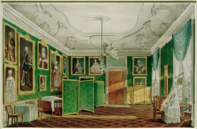 Berl. Městský palác, ložnice princezny Marie od Friedrich Wilhelm Klose