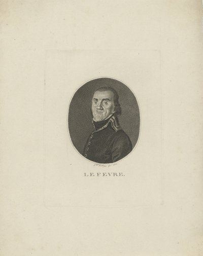 Generál Francois-Joseph Lefebvre 1755-1820, 1800. od Friedrich Wilhelm Nettling