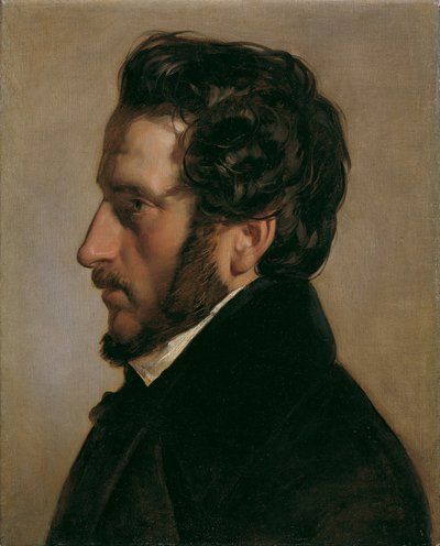 malíř Friedrich Gauermann od Friedrich von Amerling