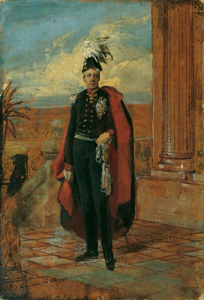 Návrh obrazu „Císař František I. Rakouský v uniformě pruského generála“ od Friedrich von Amerling