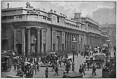 Bank of England, c1896 od Frith and Co
