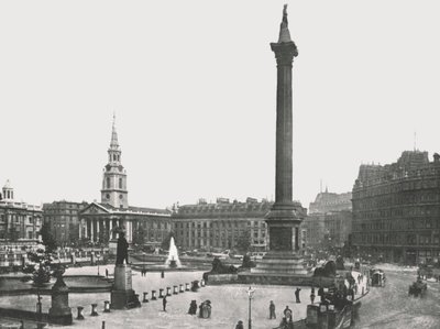 Trafalgar Square, Londýn, 1895. od Frith and Co