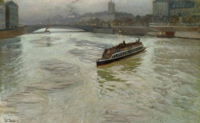 Seina v listopadu od Fritz Thaulow