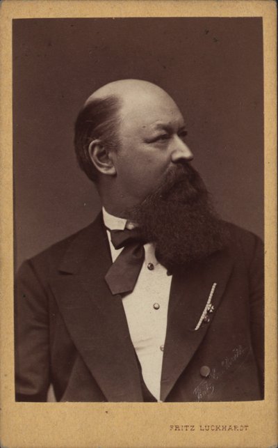 Portrét skladatele Franze von Suppè 1819-1895 , c. 1880. od Fritz Luckhardt
