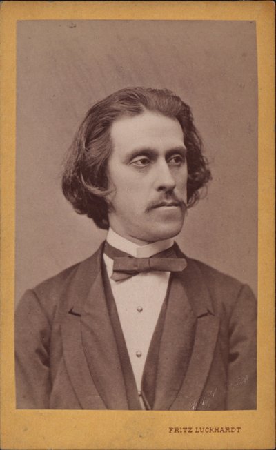 Portrét skladatele Josefa Strausse 1827-1870, c. 1868. od Fritz Luckhardt