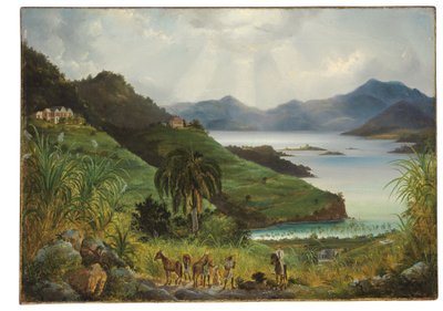 Cruz Bay; Cinnamon Bay, Tanskan Länsi-Intiat (Yhdysvaltain Neitsytsaaret) od Fritz Siegfried Georg Melbye
