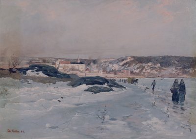 Z Tyvholmenu od Fritz Thaulow