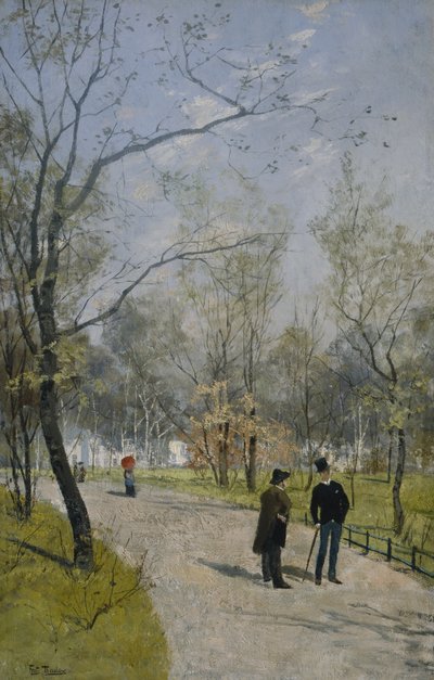 Z královské zahrady (olej na plátně) od Fritz Thaulow