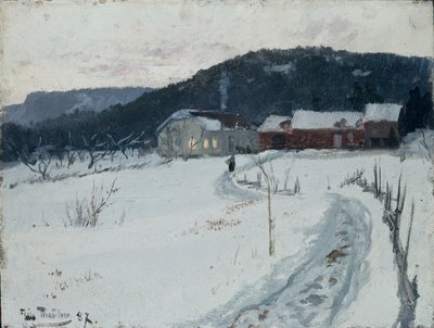 Grini, farma Horní Maja od Fritz Thaulow