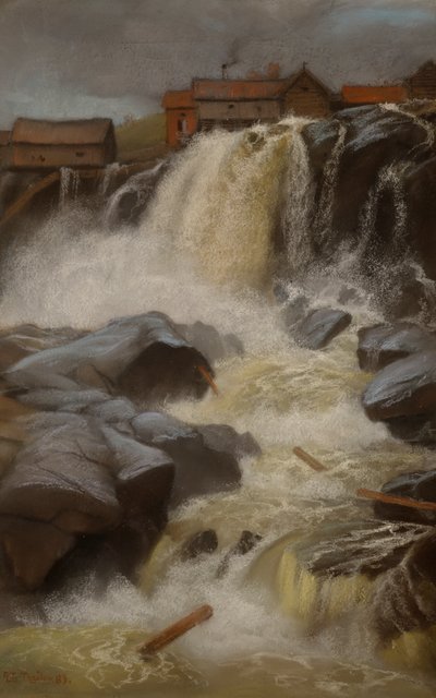Haug padá, Modum od Fritz Thaulow