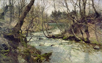 Řeka od Fritz Thaulow