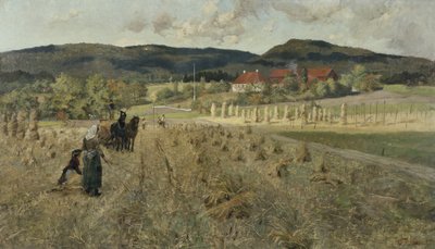 Zářijový den ve Vestre Aker od Fritz Thaulow