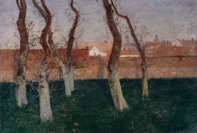 The Walled Garden, 1893 od Frits Thaulow