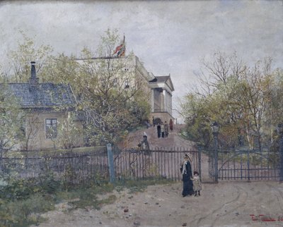 Hrad od Fritz Thaulow