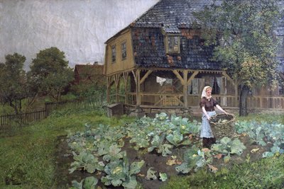 Panský dům na Grunerlokka (olej na plátně) od Fritz Thaulow