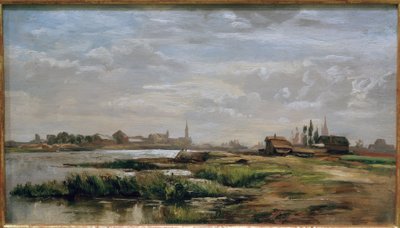 Fritz Wucherer, Říční krajina od Fritz Wucherer