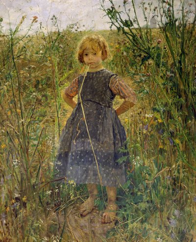 Malá princezna z vřesoviště od Fritz von Uhde
