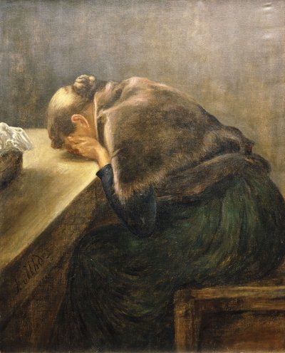 Smutek, od Fritz von Uhde