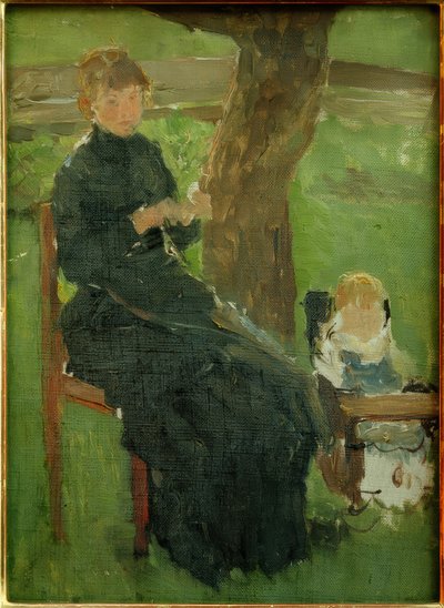 matka a dítě od Fritz von Uhde