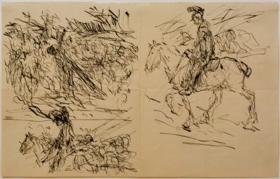 Studie na "Golgotě" od Fritz von Uhde