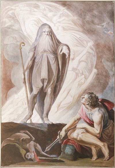 Teiresias předpovídá Fotore Odysseovi, 1780-1783 od Füssli