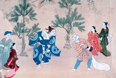 „Události roku v plovoucím světě“, 1695-1700 od Furuyama Moroshige