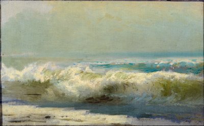 Surfujte v Jaltě par Vasiljev, Fjodor Alexandrovič (1850-1873). Olej na plátně od Fyodor Alexandrovich Vasilyev