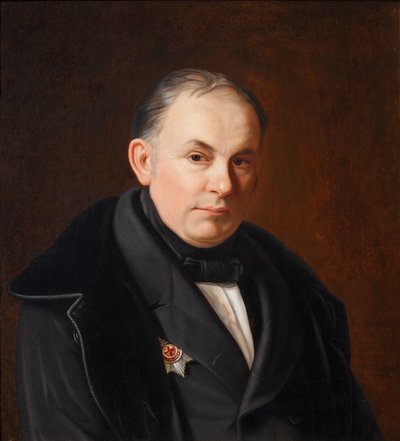 Portrét básníka Vasilije Žukovského 1783-1852, 1854 od Fyodor Ivanovich Igin