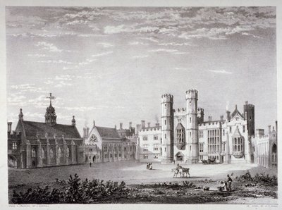 Lambeth Palace, Londýn, c1830 od GF Bragg