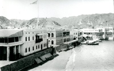 Nábřeží v Muscatu od G.J. Eccles