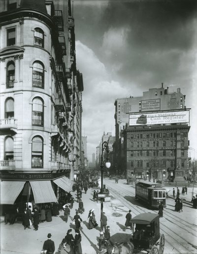 Broadway severně od 24th Street, New York City od G.P. Hall und Sohn