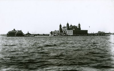 Ellis Island, New York Harbour, 1903 od G.P. Hall und Sohn