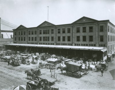 Fulton Fish Market, New York od G.P. Hall und Sohn