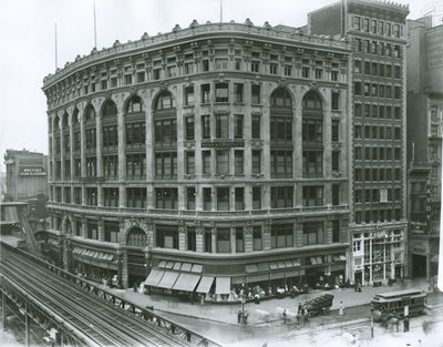 Saks und Company Department Store, New York (želatinová stříbrná fotografie) od G.P. Hall und Sohn