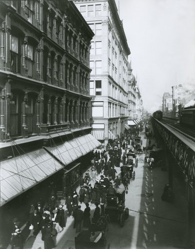 Sixth Avenue mezi 23. a 18. ulicí, New York City od G.P. Hall und Sohn