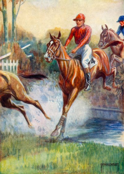 Ilustrace pro Black Beauty (barevné lito) od G.P. Micklewright