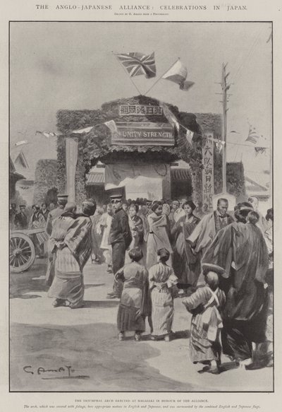 Anglo-japonská aliance, oslavy v Japonsku od G.S. Amato