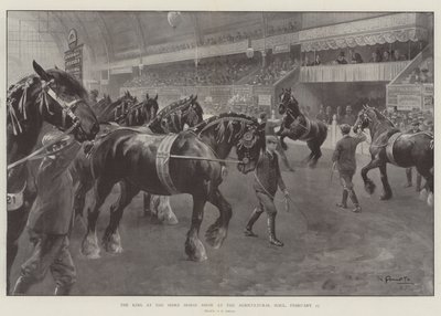 Král na Shire Horse Show v Zemědělské hale, 27. února od G.S. Amato