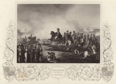 Vévoda z Wellingtonu a jeho štáb u Waterloo od G.W. Terry
