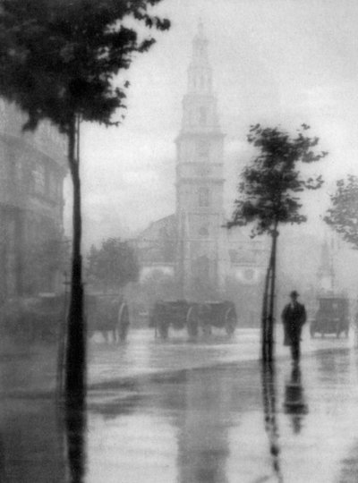 Kostel St Clement Danes, Strand, Londýn, 1924-1926 od G. F. Prior